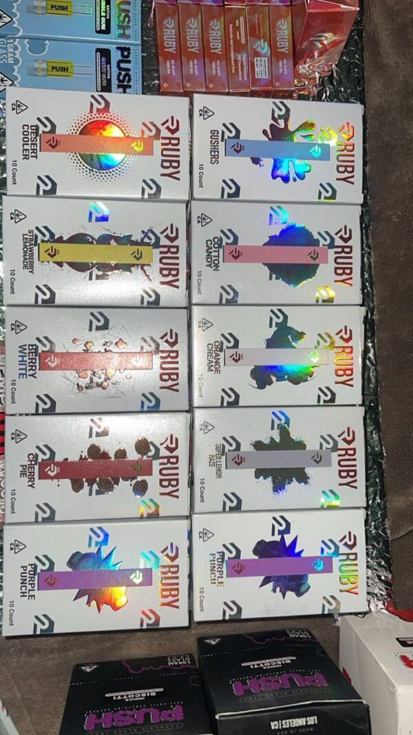 Ruby Disposable Vape flavors