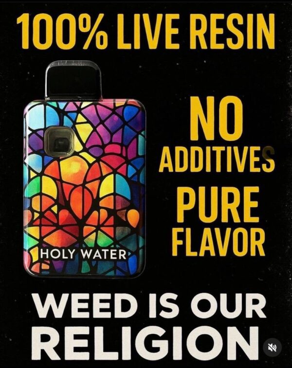 Holy Water 1G Live Resin Disposable