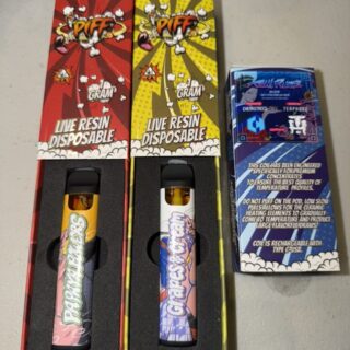 Piff 1G Real Live Resin Disposable
